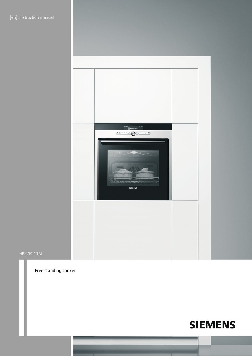 Siemens HP22B511M User manual
