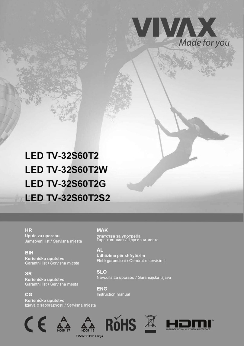 Vivax LED TV-32S60T2W User manual Vivax LED TV-32S60T2W User manual
