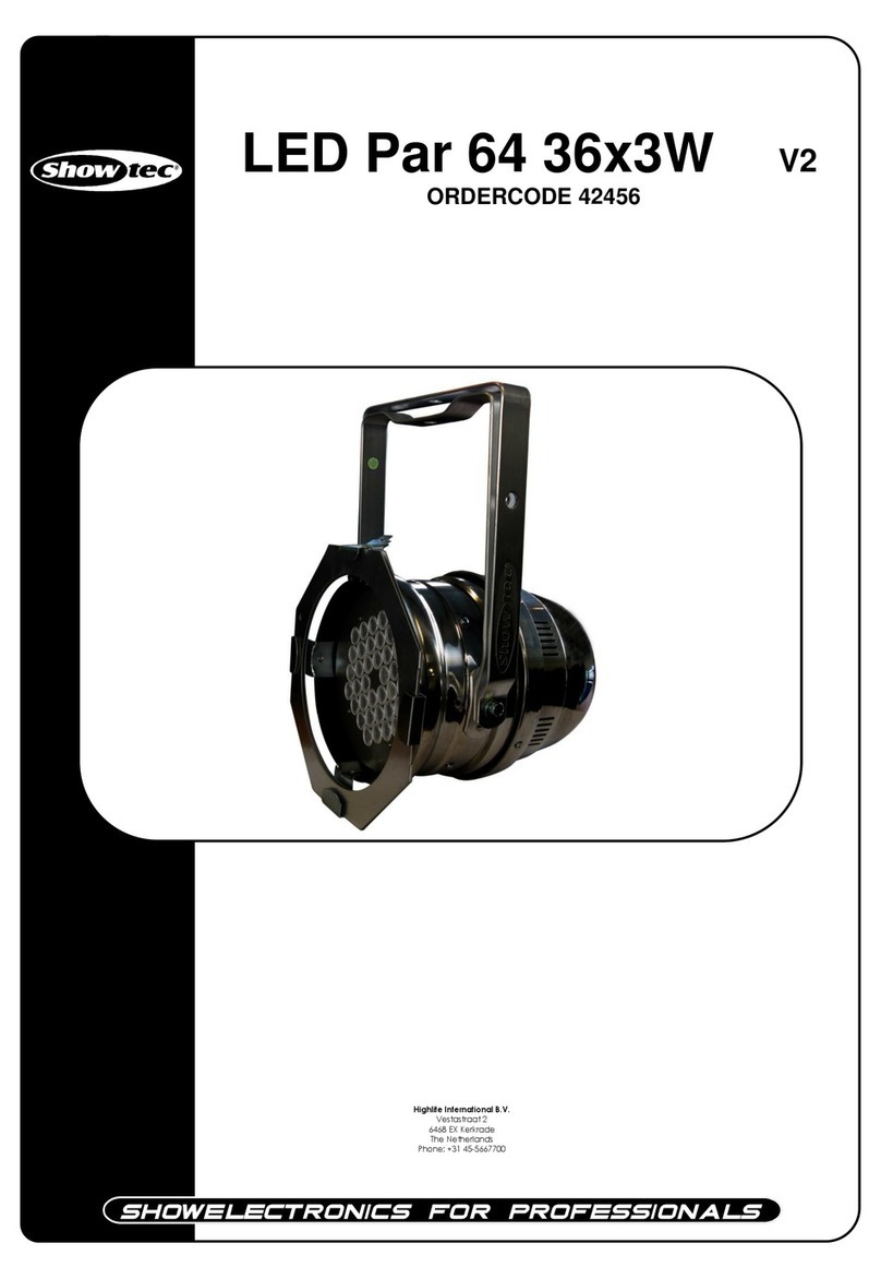 Show Tec LED Par 64 36x3W User manual