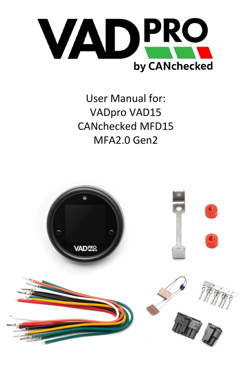 CANchecked VADpro VAD15 user manual