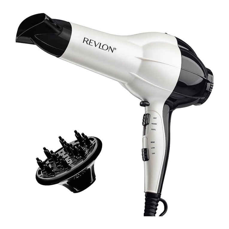 REVLON Ionic Ceramic Pro Stylist RV484 User manual REVLON Ionic Ceramic Pro Stylist RV484 User manual