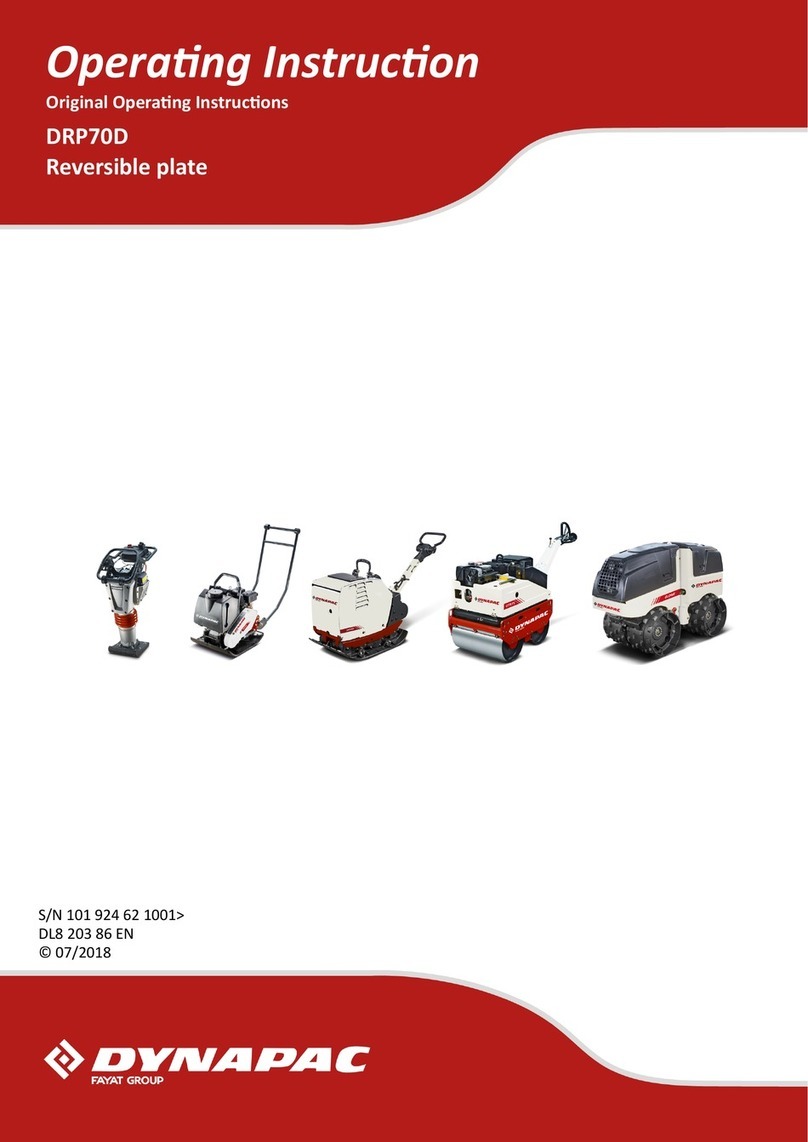 Fayat Group DYNAPAC DRP70D Operating	 instruction