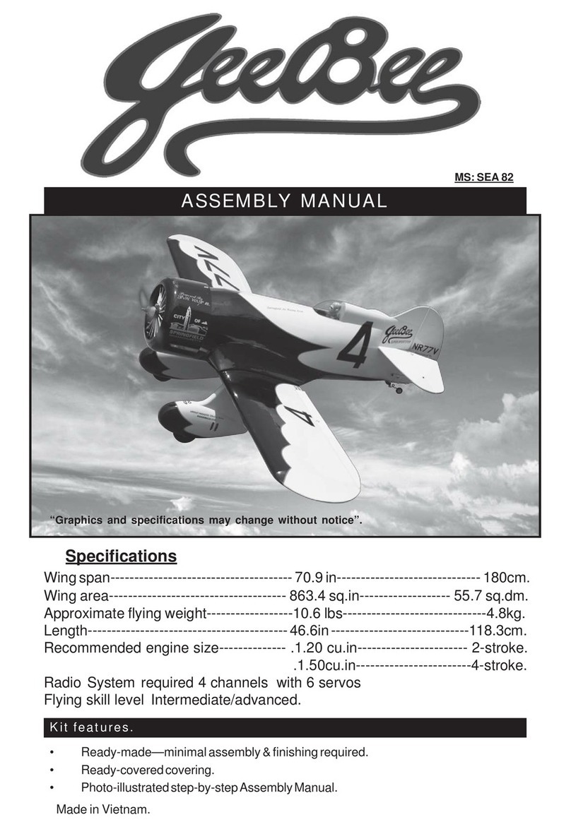 GEEBEE SEA 82 Assembly manual