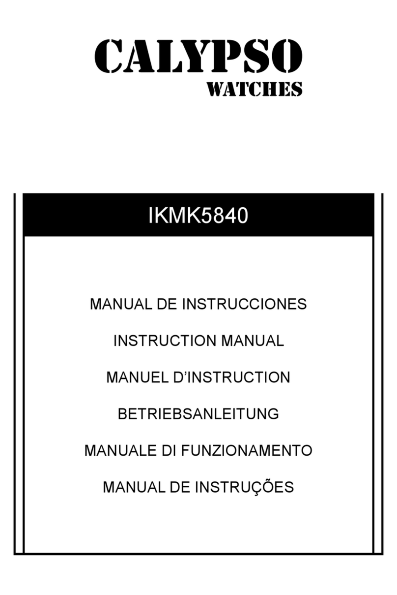 Calypso Watches IKMK5840 instruction manual Calypso Watches IKMK5840 instruction manual