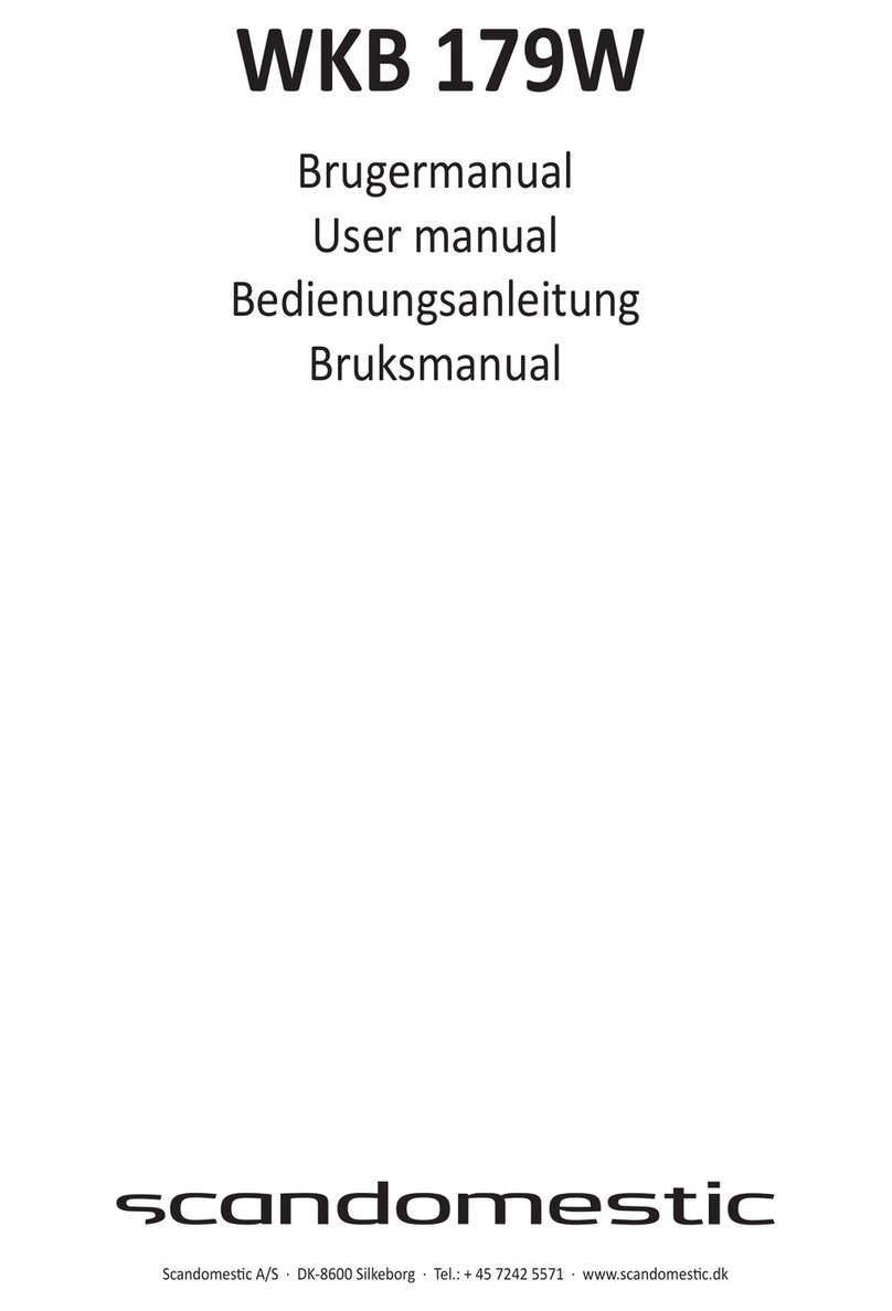 Scandomestic WKB 179W user manual Scandomestic WKB 179W user manual