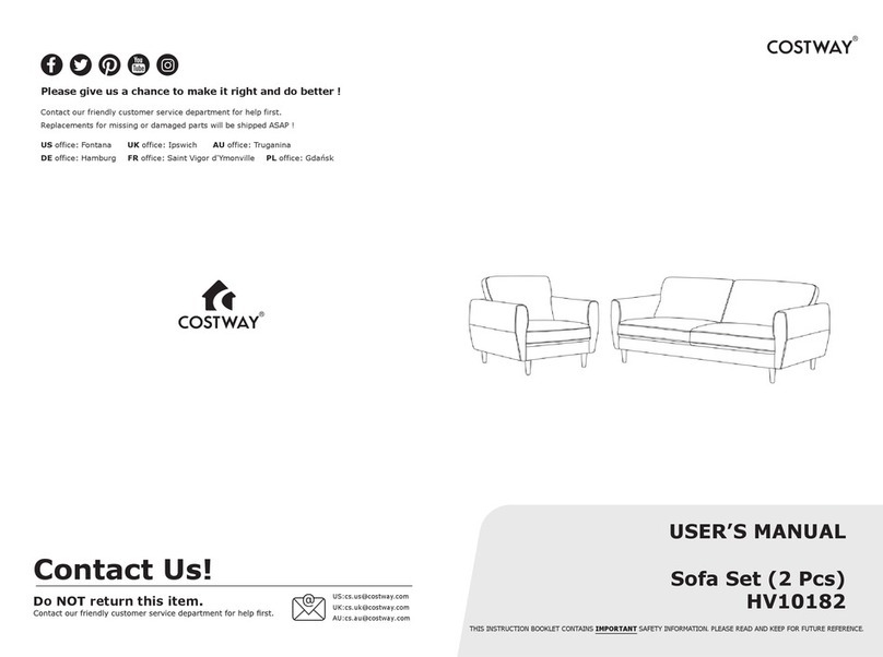 Costway HV10182 user manual