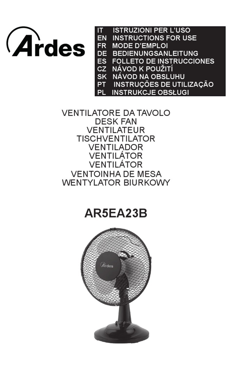 ARDES AR5EA23B User manual