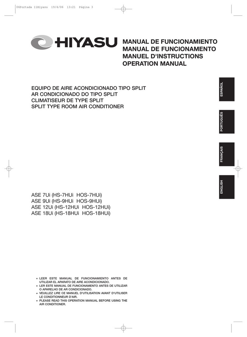 Hiyasu ASE 7Ui User manual