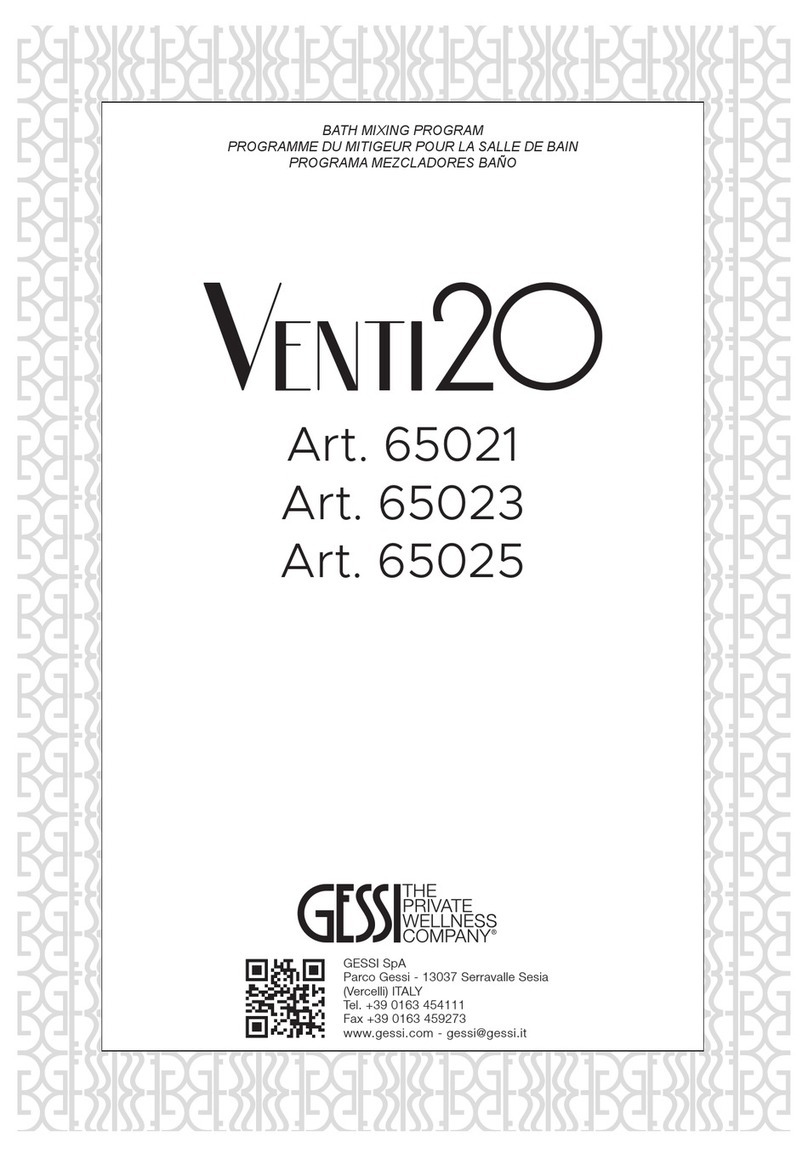 Gessi VENTI2O 65021 manual