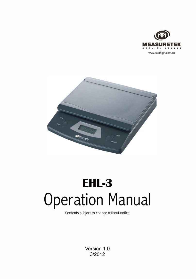 Measuretek EHL-3 Operation manual