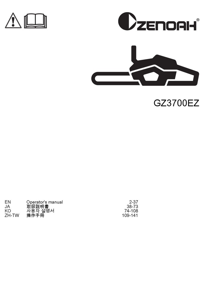 Zenoah GZ3700EZ User manual