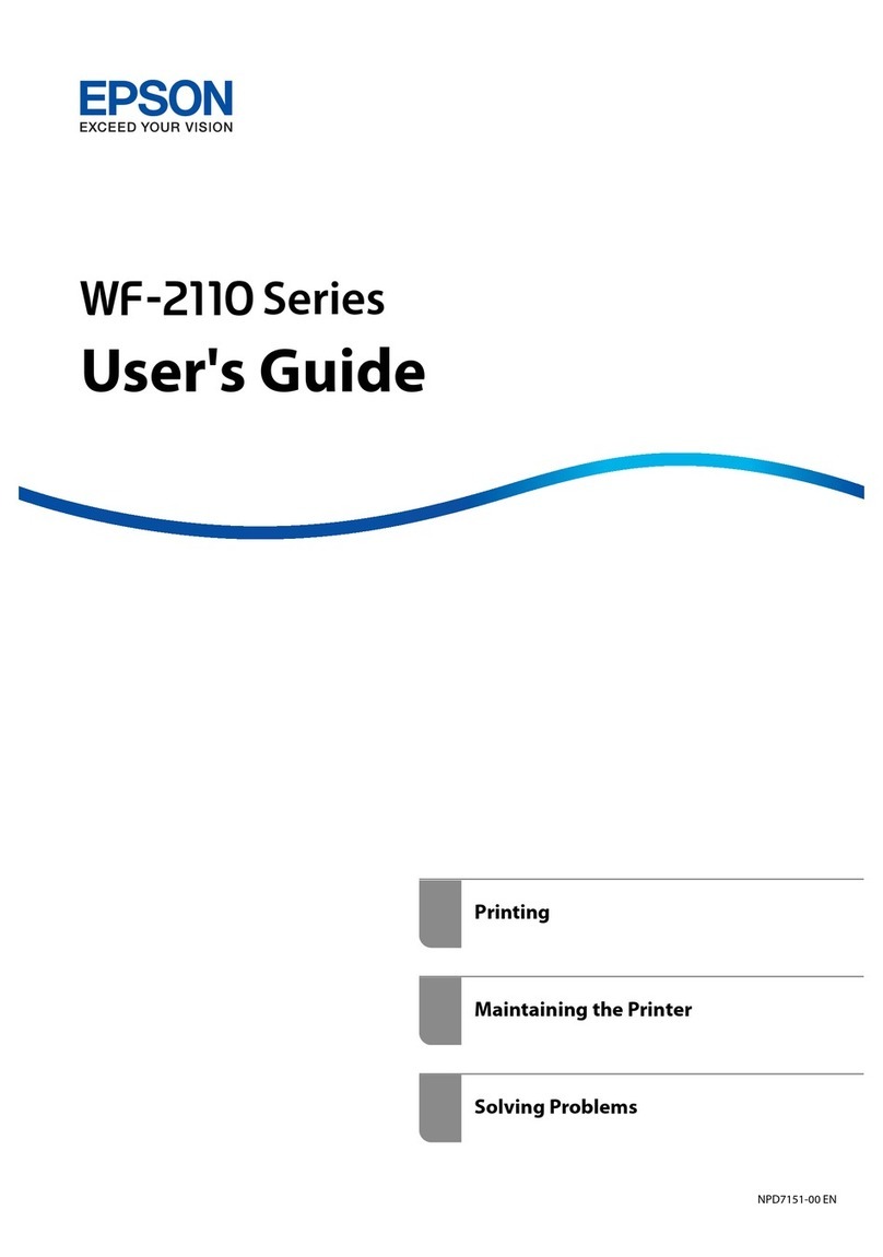 Epson WF-2110 Series User manual