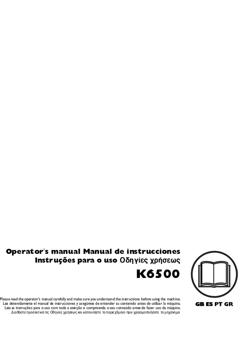 Husqvarna K6500 Operator's manual
