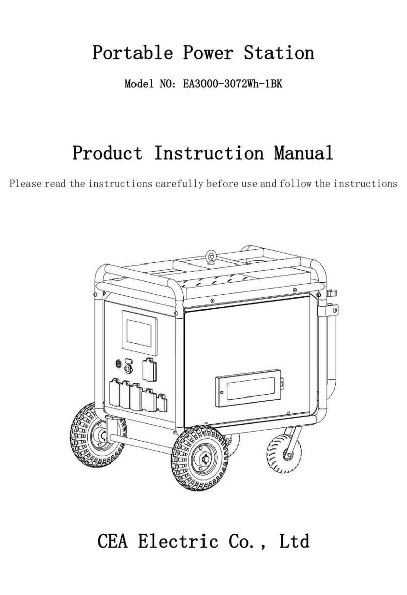 CEA EA3000-3072Wh-1BK Product instruction manual