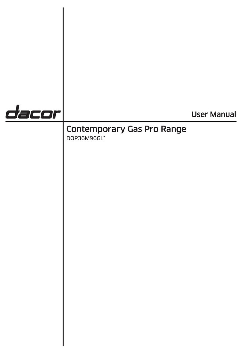 Dacor DOP36M96GL Series user manual