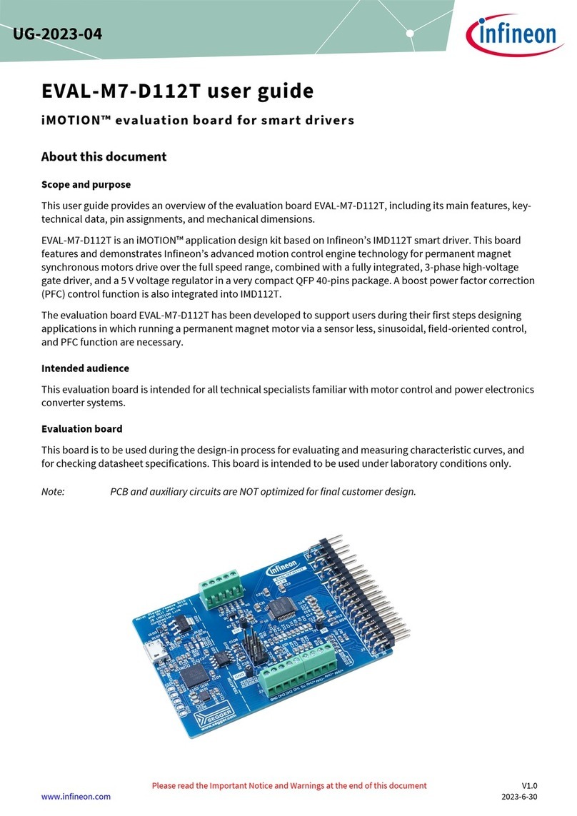 Infineon iMOTION EVAL-M7-D112T User manual