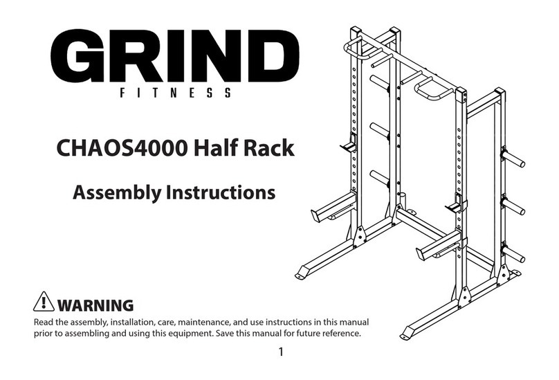 GRIND FITNESS CHAOS4000 Assembly instructions