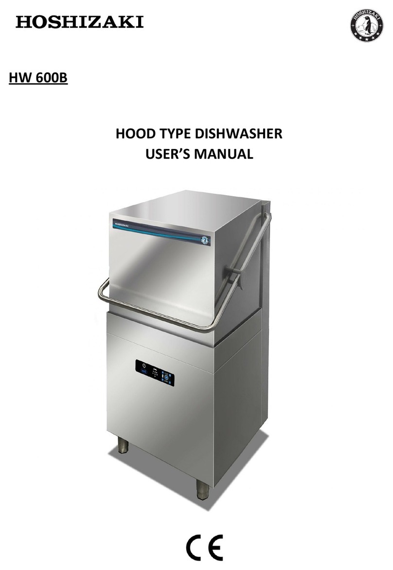 Hoshizaki HW 600B user manual