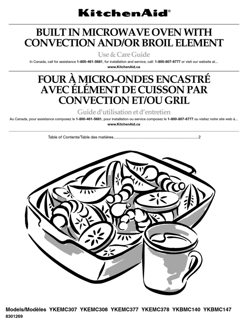 KitchenAid YKEMC307 User manual KitchenAid YKEMC307 User manual