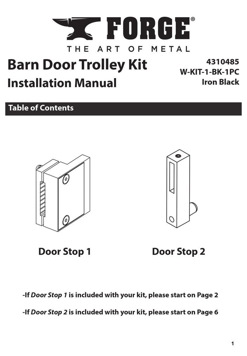 Forge W-KIT-1-BK-1PC installation manual