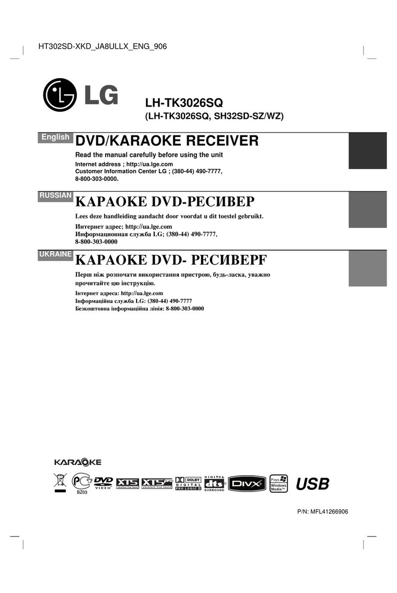 LG LH-TK3026SQ User manual