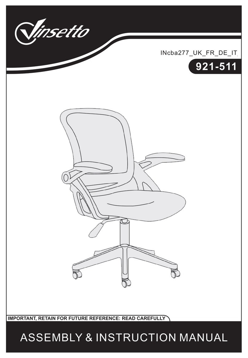 Vinsetto 921-511 Installation guide