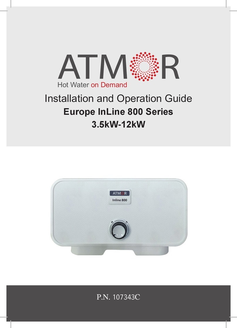 Atmor Europe InLine 800 Series Installation and operation guide Atmor Europe InLine 800 Series Installation and operation guide