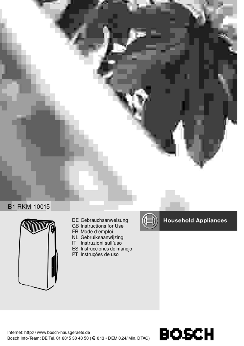 Bosch B1 RKM 10015 User manual