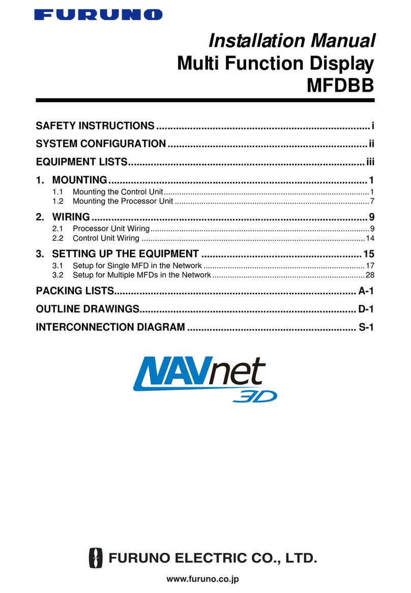 Furuno NAVNET 3D MFDBB User manual