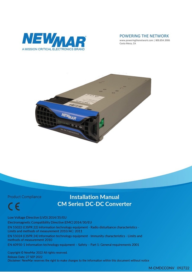 NewMar CM Series installation manual