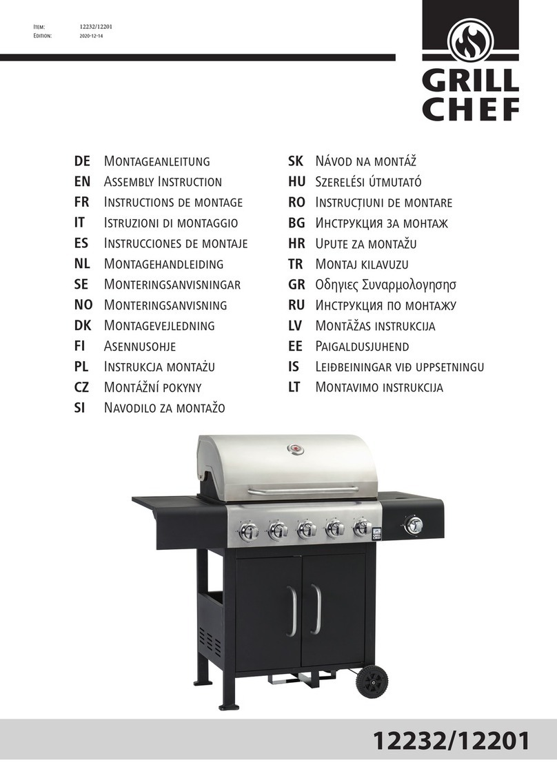GrillChef 12232 User manual