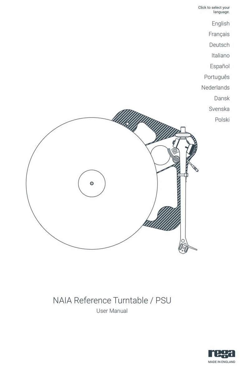 Rega NAIA user manual
