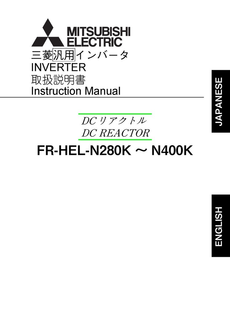 Mitsubishi Electric FR-HEL-N280K instruction manual