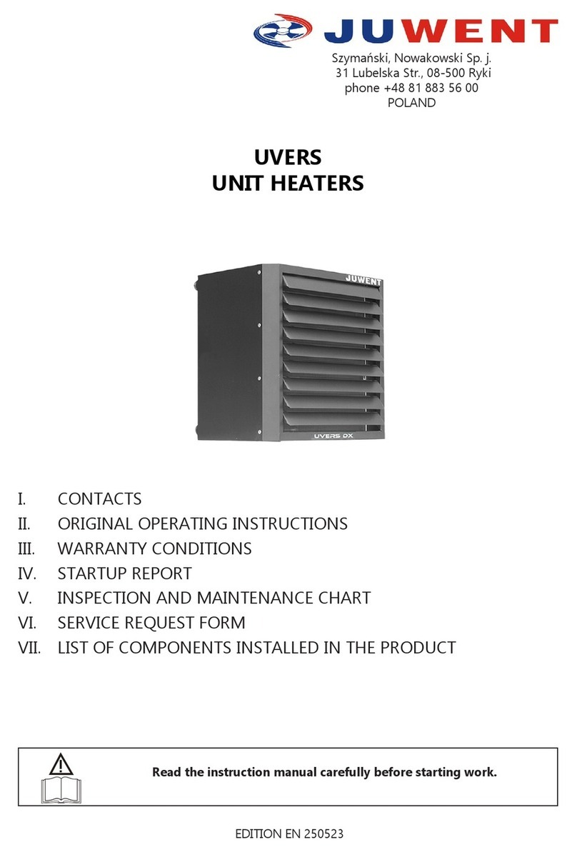 Juwent UVERS W manual