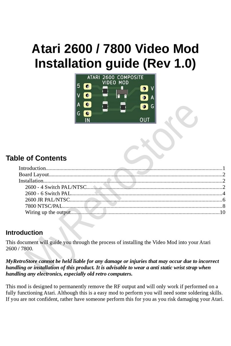 Atari 2600 User manual