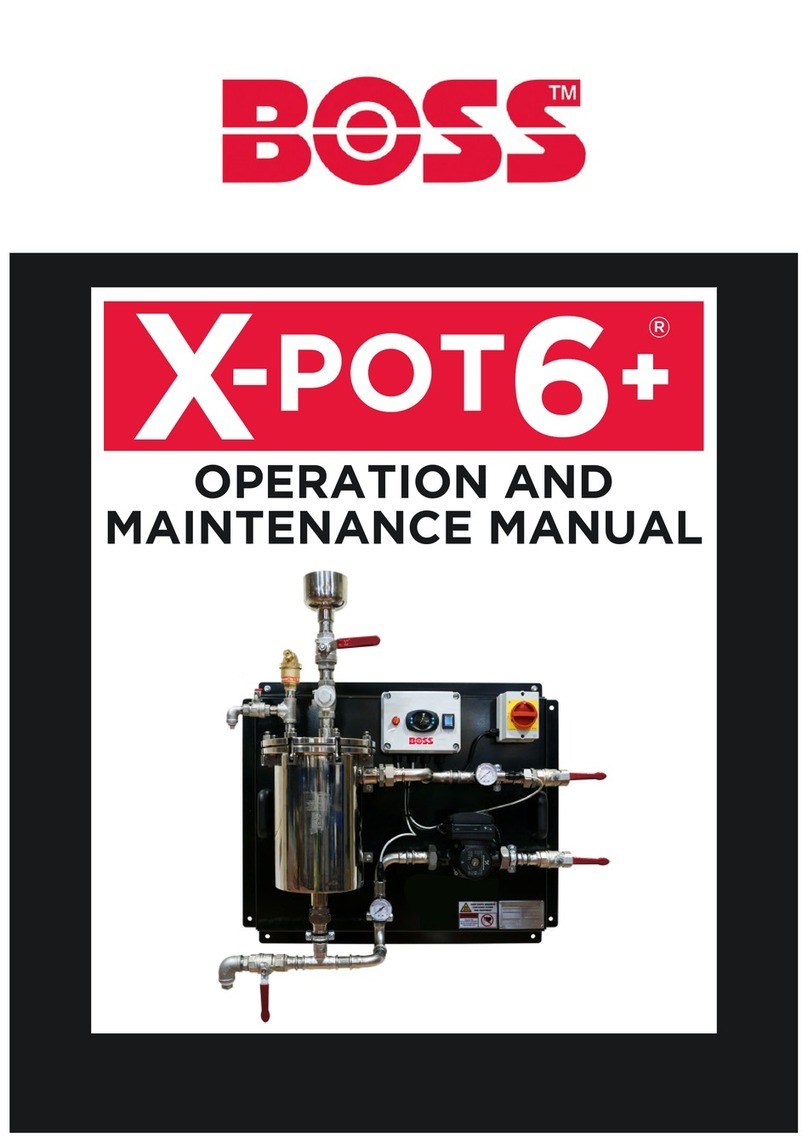 BOSSCO X-POT 6+ Operation and maintenance manual