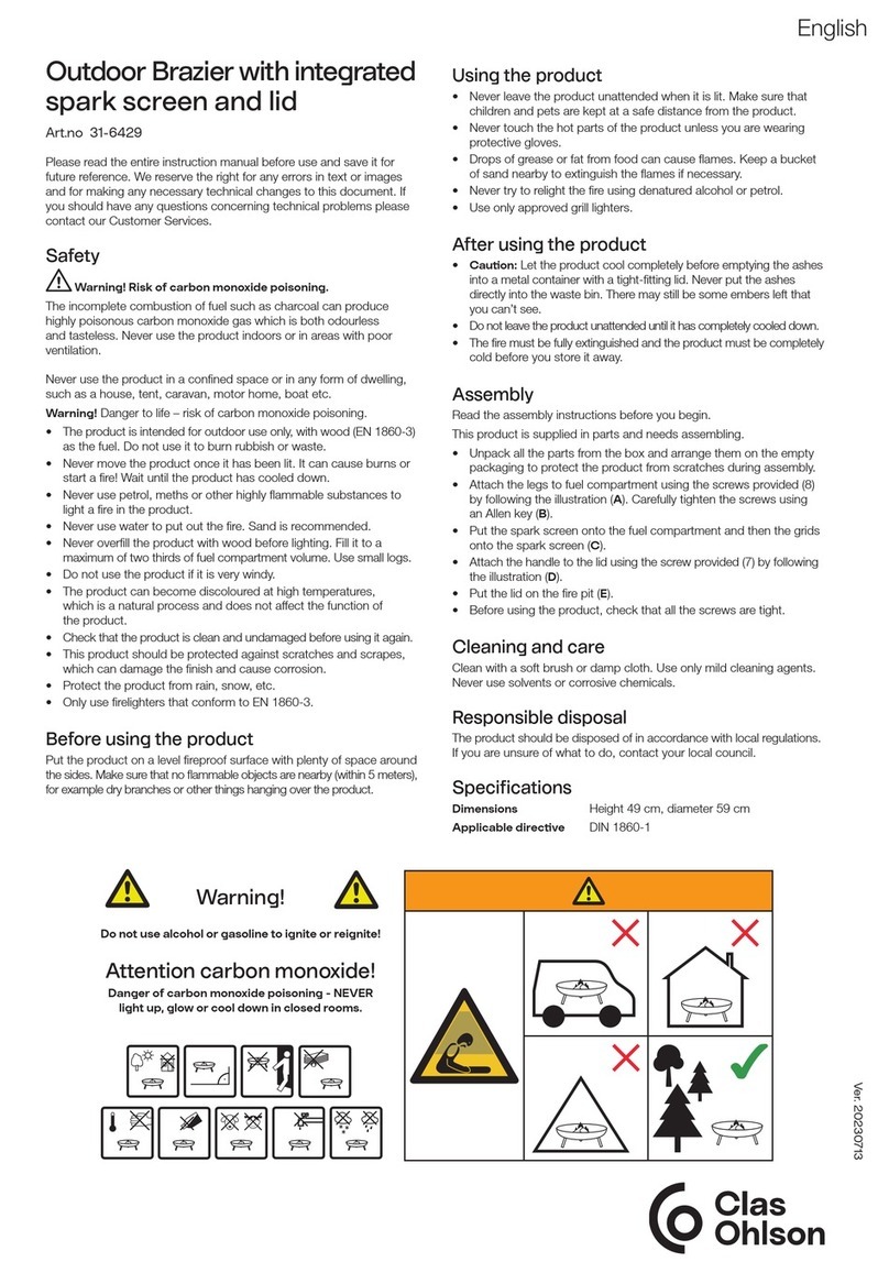 Clas Ohlson 31-6429 instruction manual