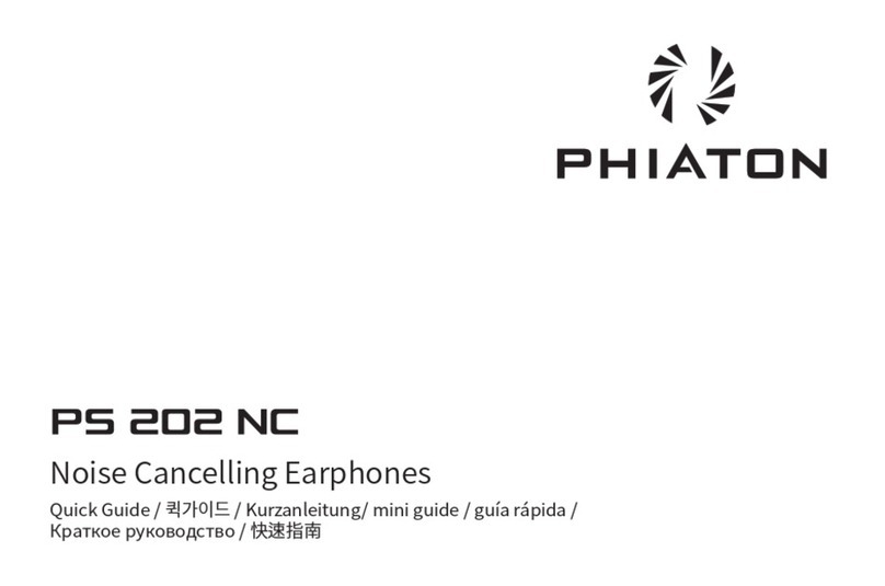 Phiaton PS 202 NC User manual