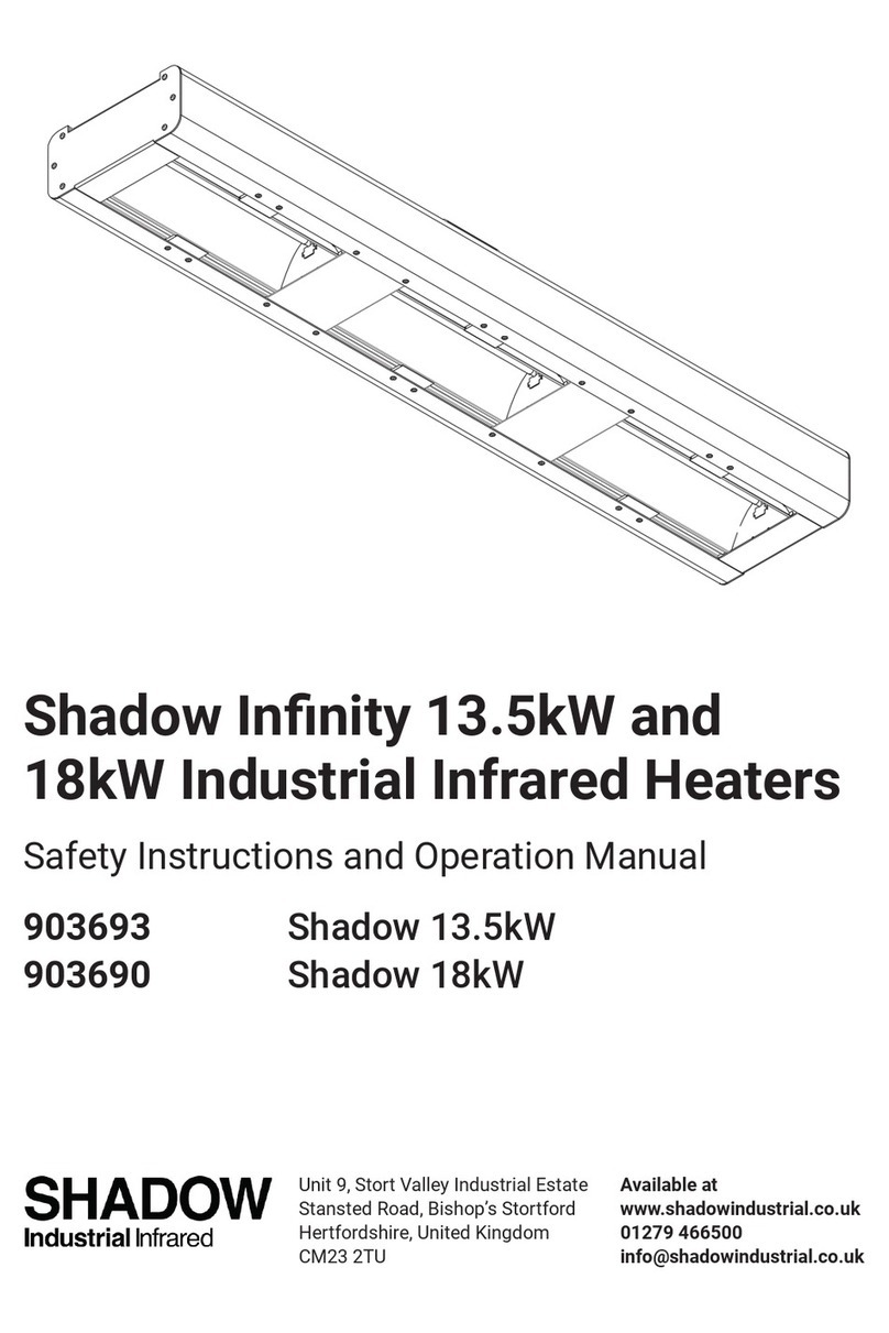 Shadow Infinity 903693 Operation and maintenance manual