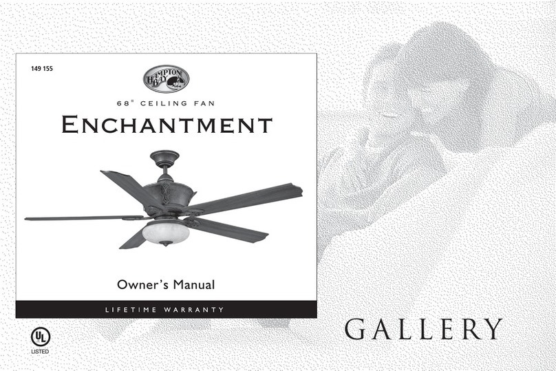 HAMPTON BAY Enchantment 149-155 owner's manual