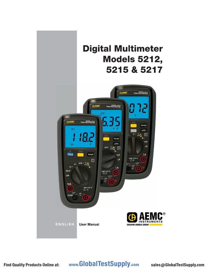 AEMC instruments 5212 User manual