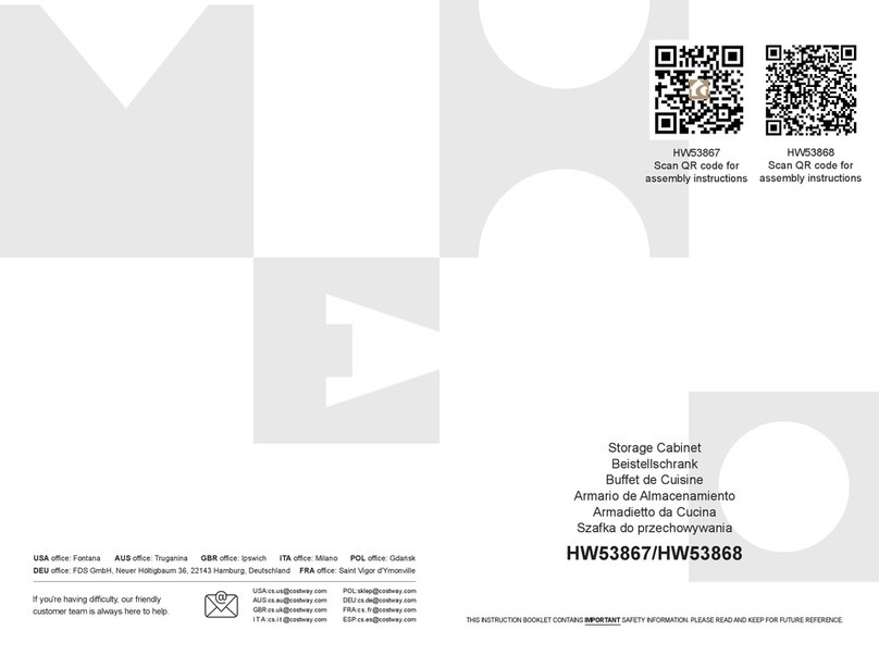 Costway HW53868 Instruction booklet