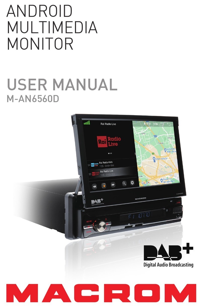 Macrom M-AN6560D User manual