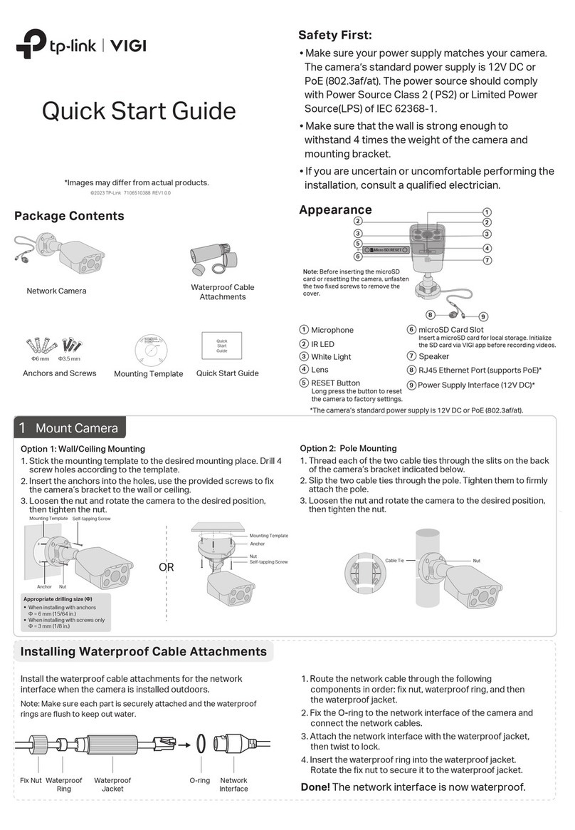 TP-Link VIGI C350 V1 quick start guide