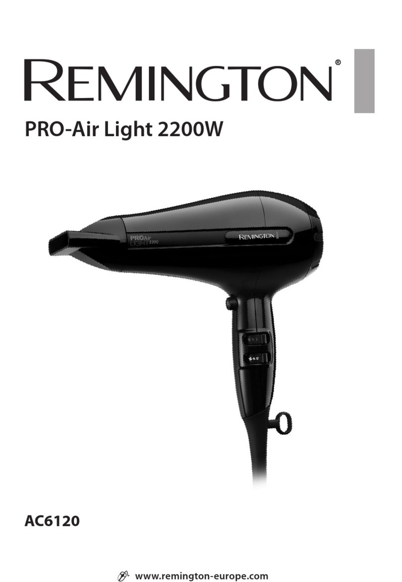 Remington PRO-Air Light 2200W manual