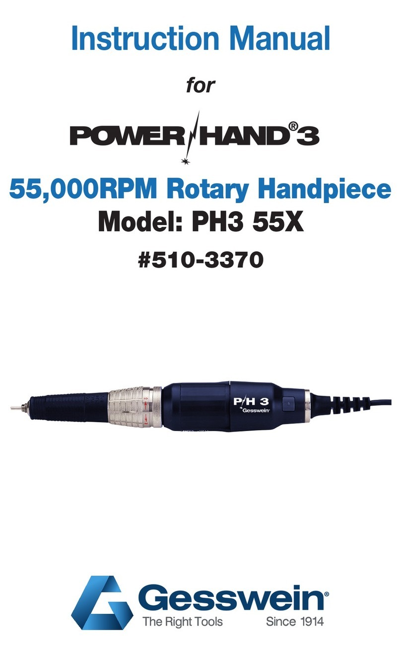 Gesswein POWER HAND 3 PH3 55X instruction manual