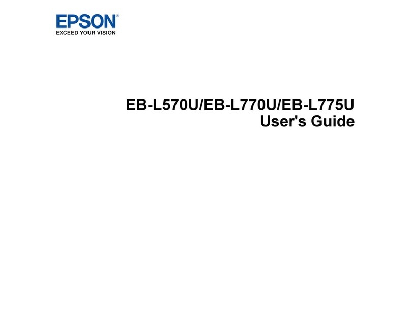 Epson EB-L770U User manual
