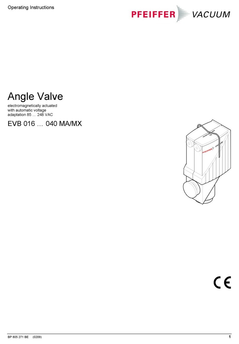 Pfeiffer Vacuum EVB 016 Series manual