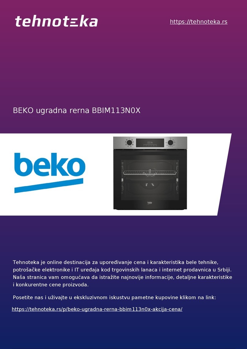 Beko BBIM113N0X User manual