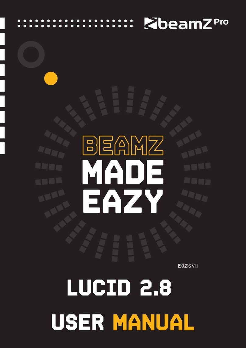 Beamz Pro LUCID 2.8 User manual
